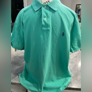 Polo by Ralph Lauren Polo Style Shirt Aqua Green XL